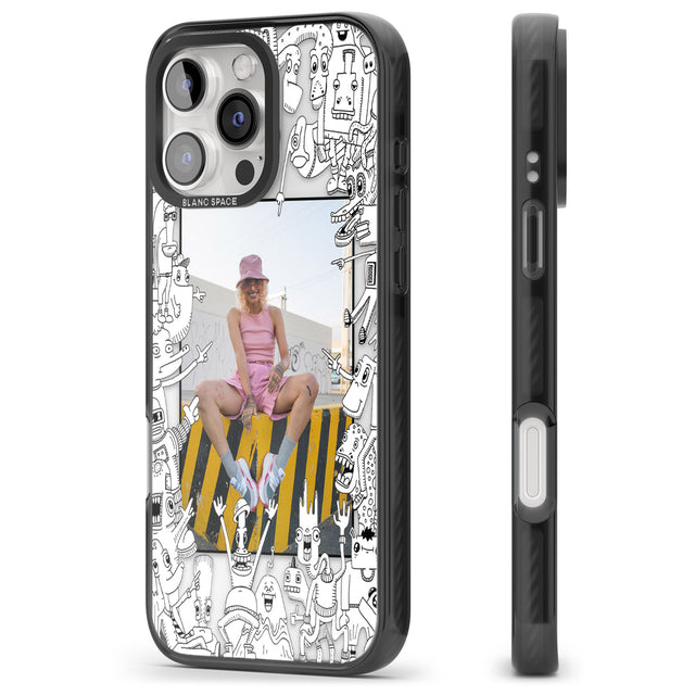 iPhone 16 Pro Max Personalised Look At This Photo Case Black Impact Phone Case