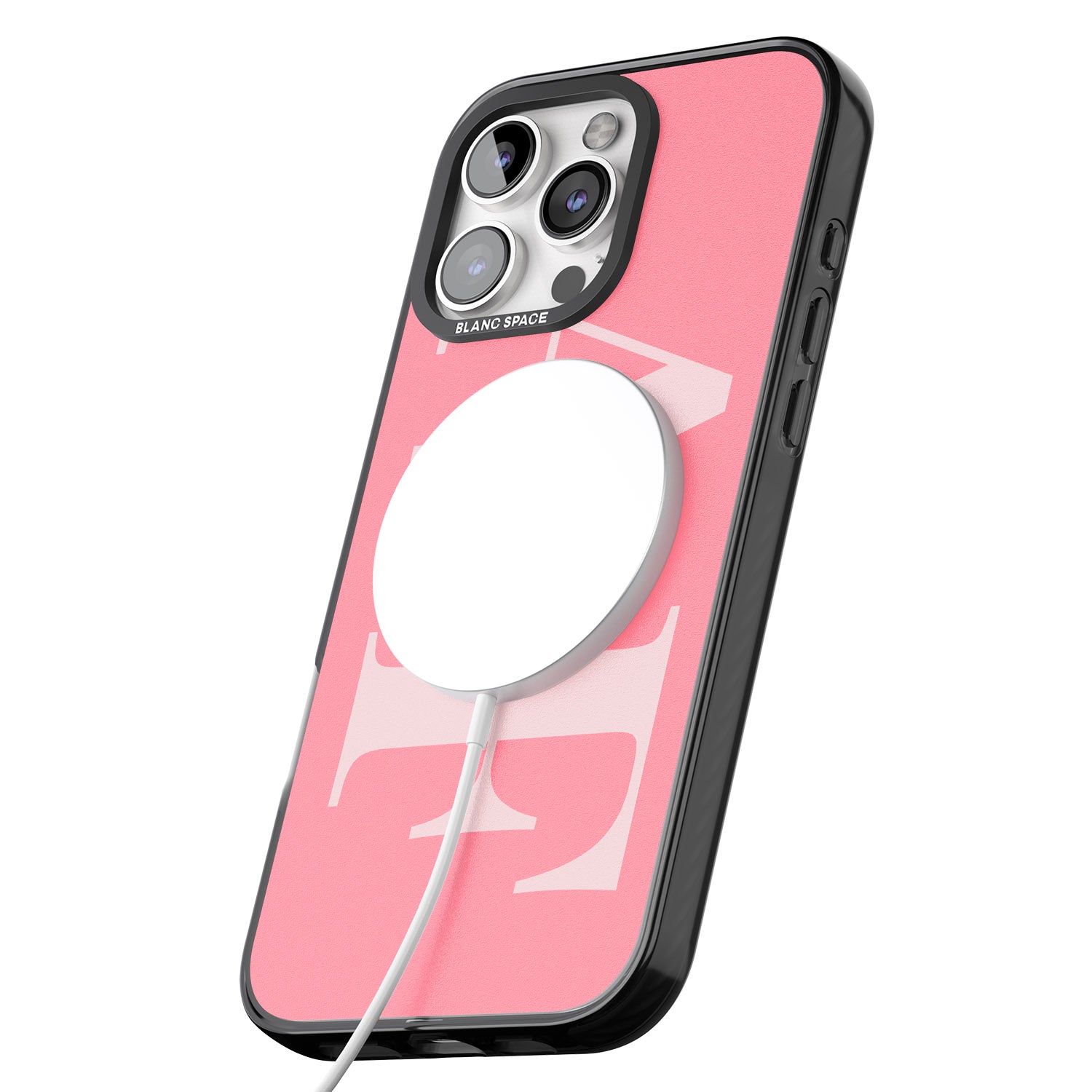 iPhone 16 Pro Max Personalised Light & Dark Pink Personalised Black Impact Phone Case