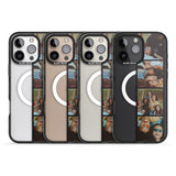 iPhone 16 Pro Max Personalised Photo Strip Black Impact Phone Case