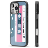 iPhone 16 Pro Max Personalised Retro Mixtape Black Impact Phone Case