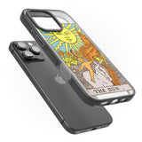 iPhone 16 Pro Max Personalised The Sun Tarot Card - Colour Black Impact Phone Case