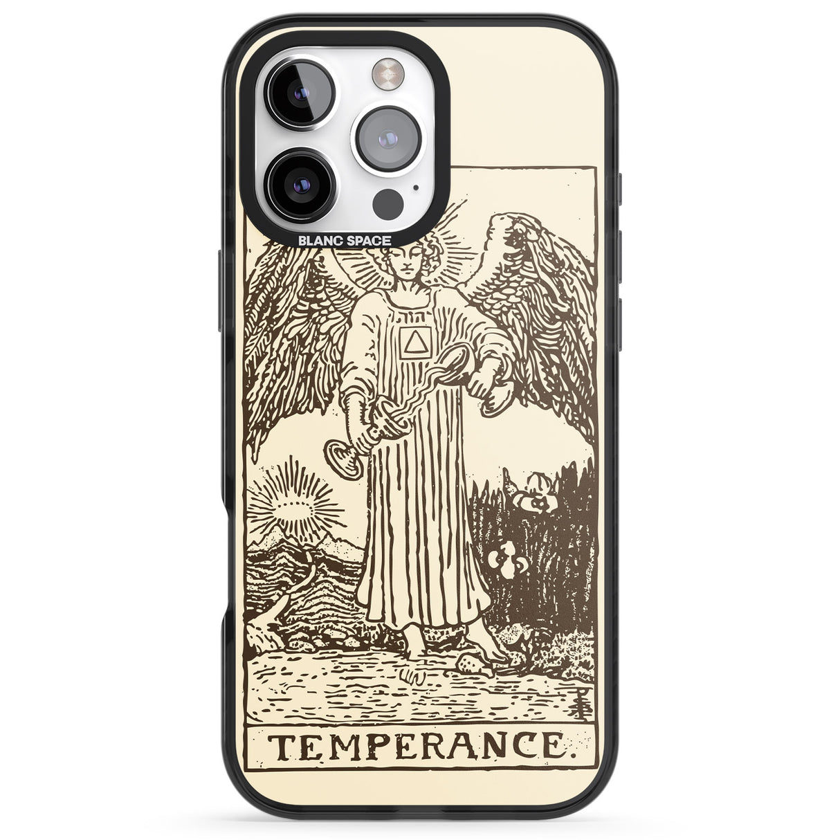 Personalised Temperance Tarot Card - Solid Cream