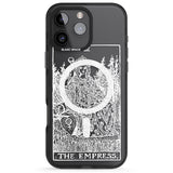 iPhone 16 Pro Max Personalised The Empress Tarot Card - White Transparent Black Impact Phone Case