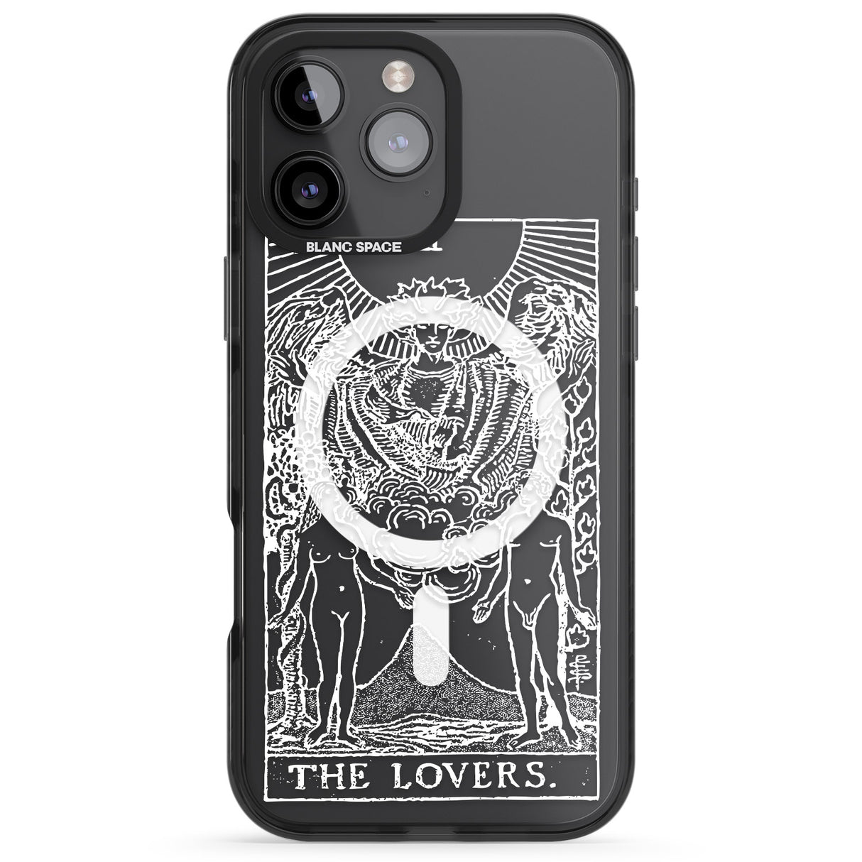 Personalised The Lovers Tarot Card - White Transparent