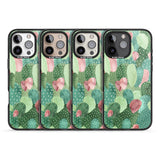 iPhone 16 Pro Max Colourful Cactus Mix Design Black Impact Phone Case