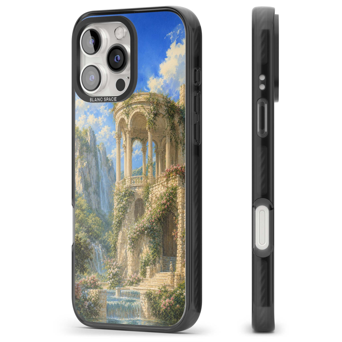 Palace Pavilion fairycore iPhone case | Black Impact Magsafe case for iPhone 16 Pro, iPhone 16 Pro Max
