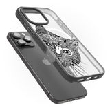 iPhone 16 Pro Max Henna Cat Black Impact Phone Case