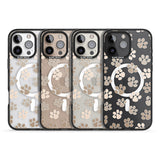 iPhone 16 Pro Max Paw Prints Black Impact Phone Case