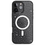 iPhone 16 Pro Max Celestial Starry Sky White Black Impact Phone Case