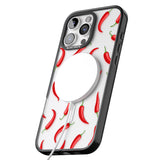 iPhone 16 Pro Max Chilli Pattern Black Impact Phone Case