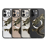 iPhone 16 Pro Max Large Black Dragon Black Impact Phone Case