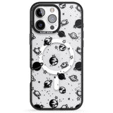 iPhone 16 Pro Max Planets Black Impact Phone Case