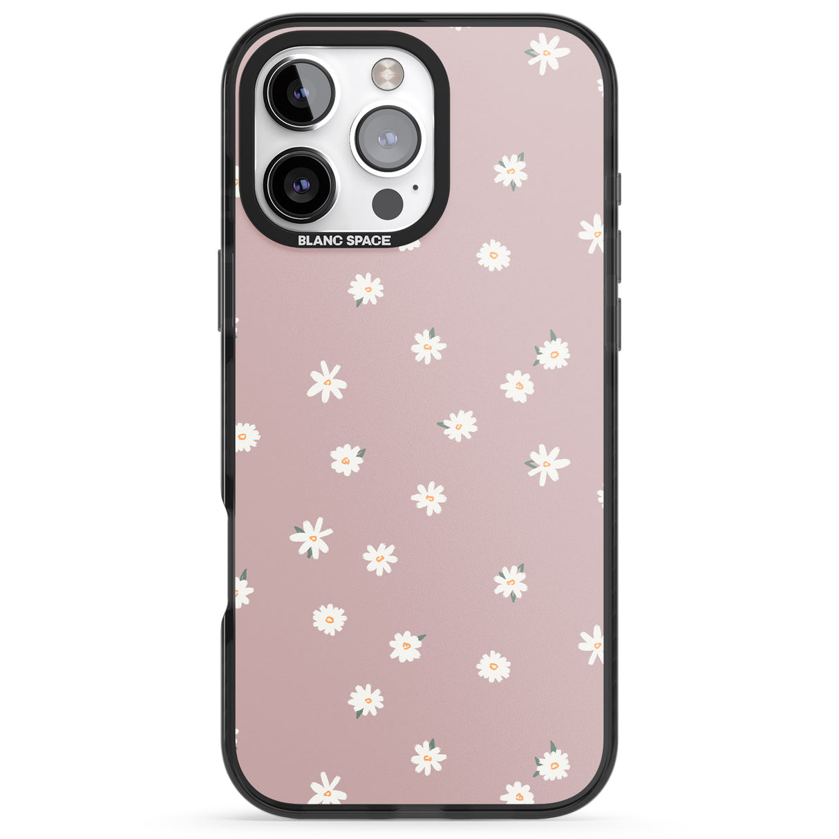 Dark Pink Cute Floral Design