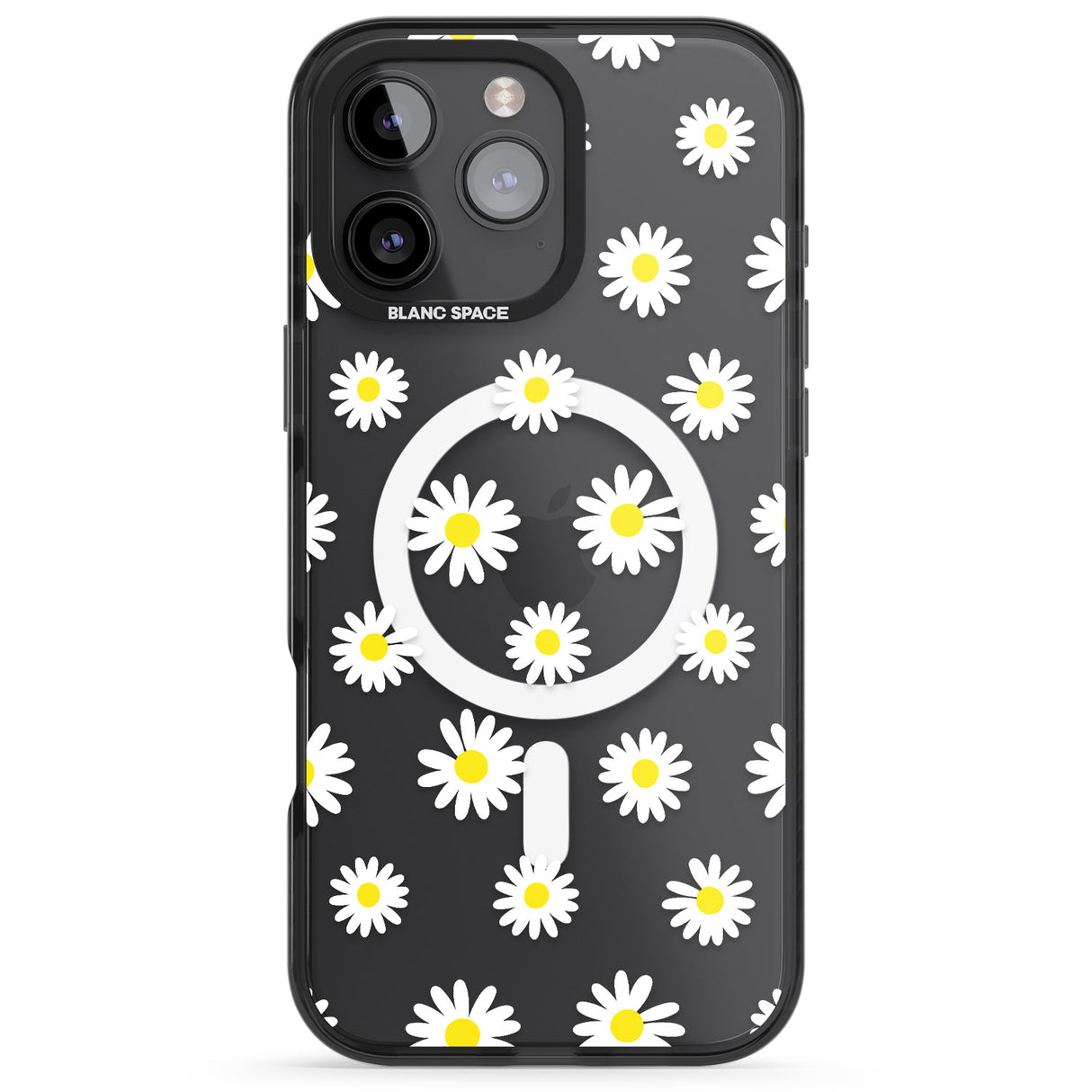 White Daisy Pattern (Clear)