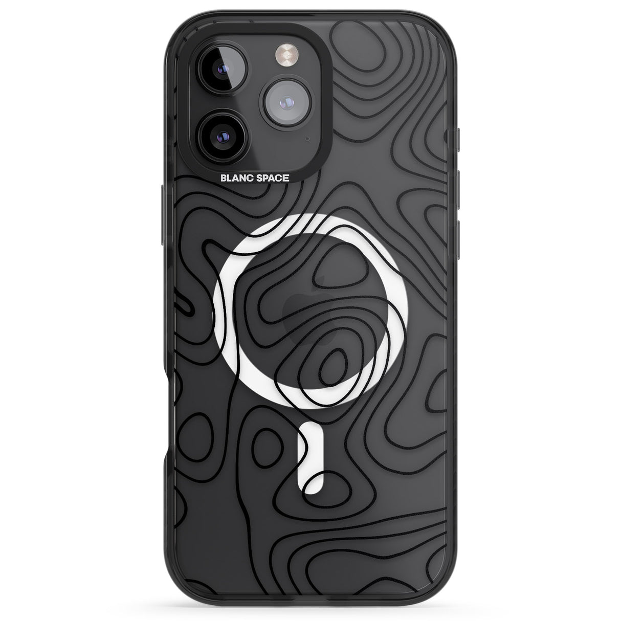 iPhone 16 Pro Max Damascus Steel Black Impact Phone Case