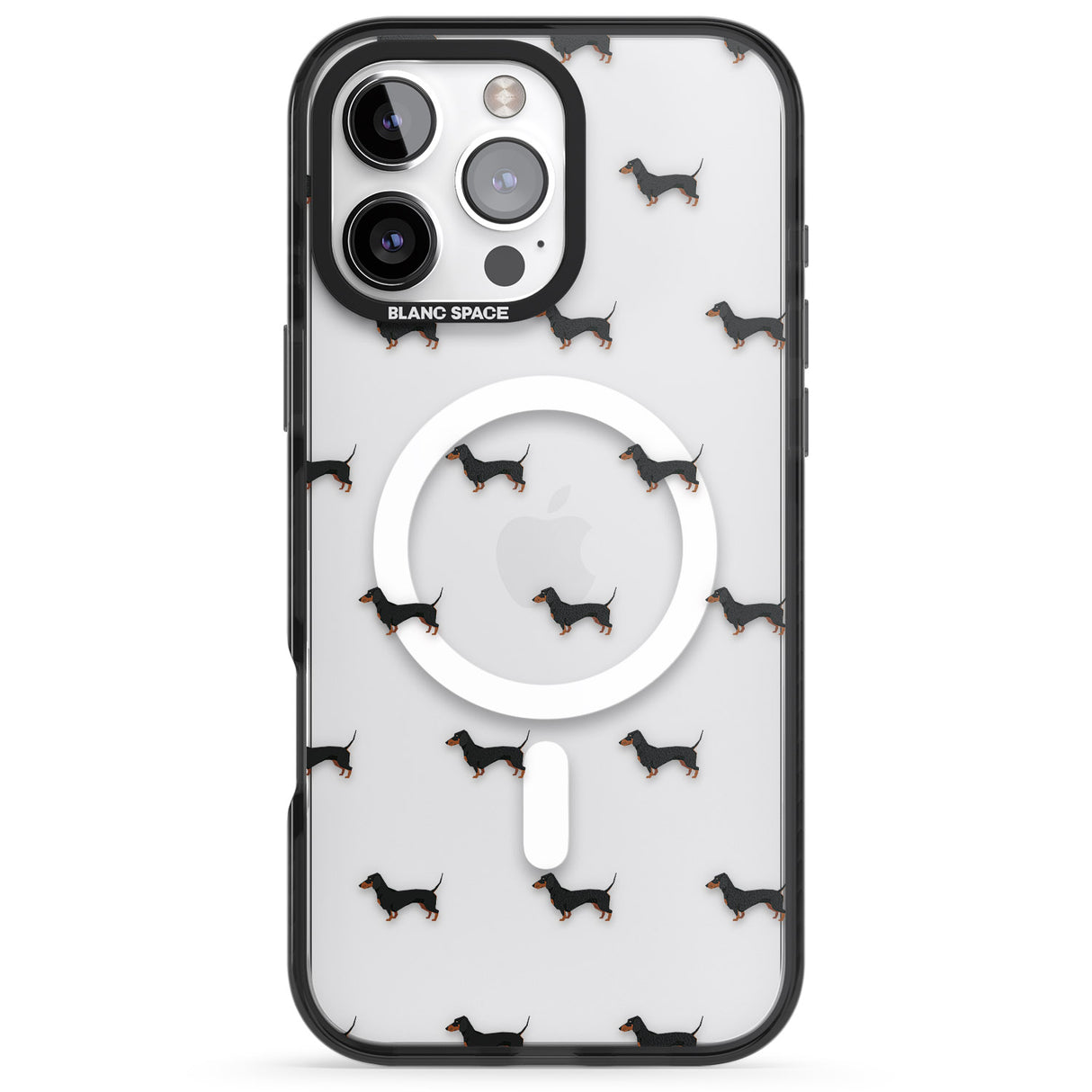 Dachshund Dog Pattern Clear