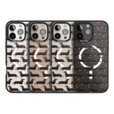 iPhone 16 Pro Max Dachshund (Black & Tan) Watercolour Dog Pattern Black Impact Phone Case