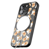 iPhone 16 Pro Max Rough Collie Watercolour Dog Pattern Black Impact Phone Case