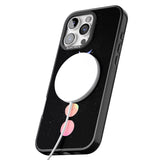 iPhone 16 Pro Max Pastel Moon Phases Black Impact Phone Case