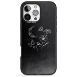 iPhone 16 Pro Max Crescent Moon Collection Black Impact Phone Case