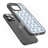 iPhone 16 Pro Max Crazy Eyes (Clear) Psychedelic Eyes Pattern Black Impact Phone Case