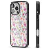 iPhone 16 Pro Max Sunday Flowers Black Impact Phone Case