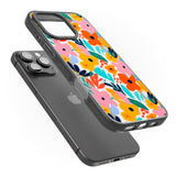 iPhone 16 Pro Max Floral Fiesta Black Impact Phone Case