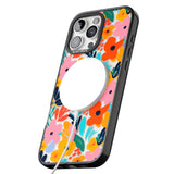 iPhone 16 Pro Max Floral Fiesta Black Impact Phone Case