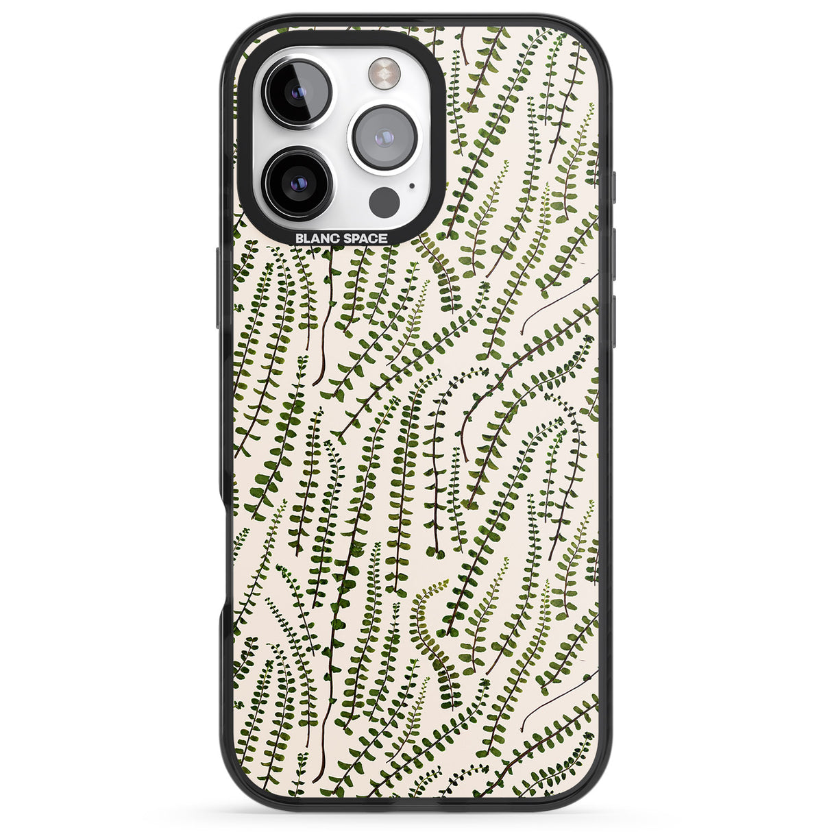 Fern Leaf Pattern Design - Cream