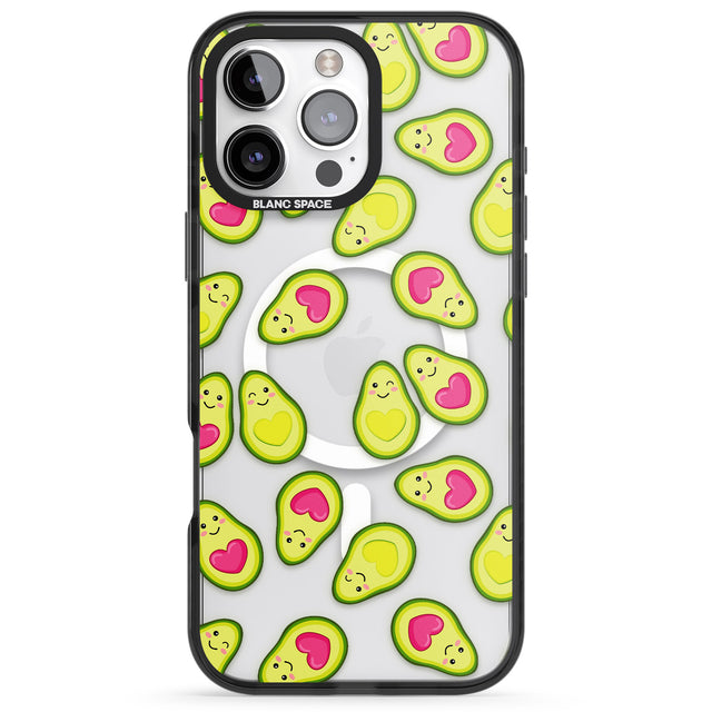 iPhone 16 Pro Max Avocado Love Black Impact Phone Case