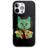 iPhone 16 Pro Max Pizza Purr Black Impact Phone Case