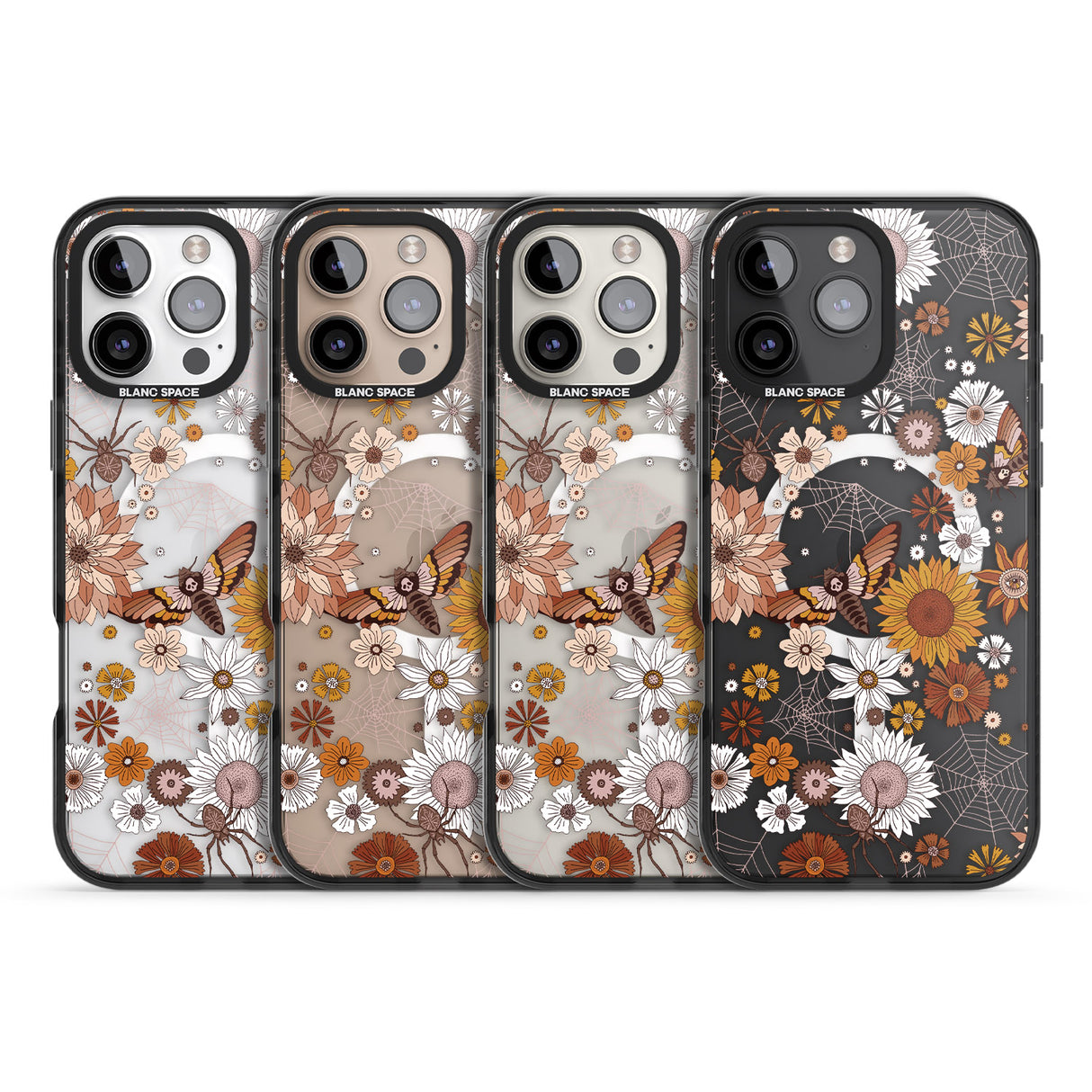 iPhone 16 Pro Max Halloween Wildlife Black Impact Phone Case