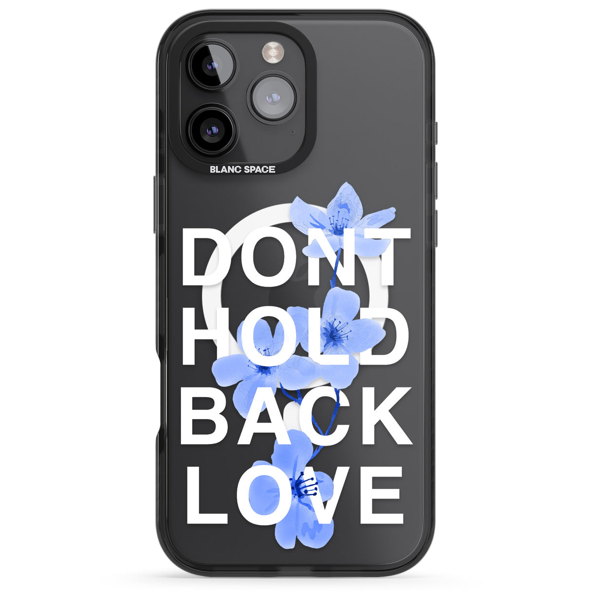 Don't Hold Back Love - Blue & White