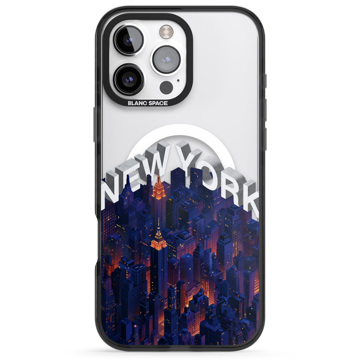 iPhone 16 Pro Max New York City Black Impact Phone Case + Magsafe