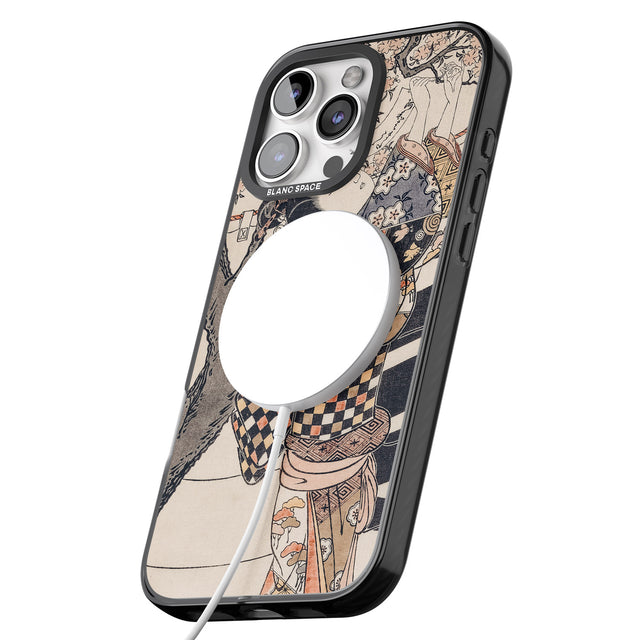 iPhone 16 Pro Max Vintage Japan Black Impact Phone Case