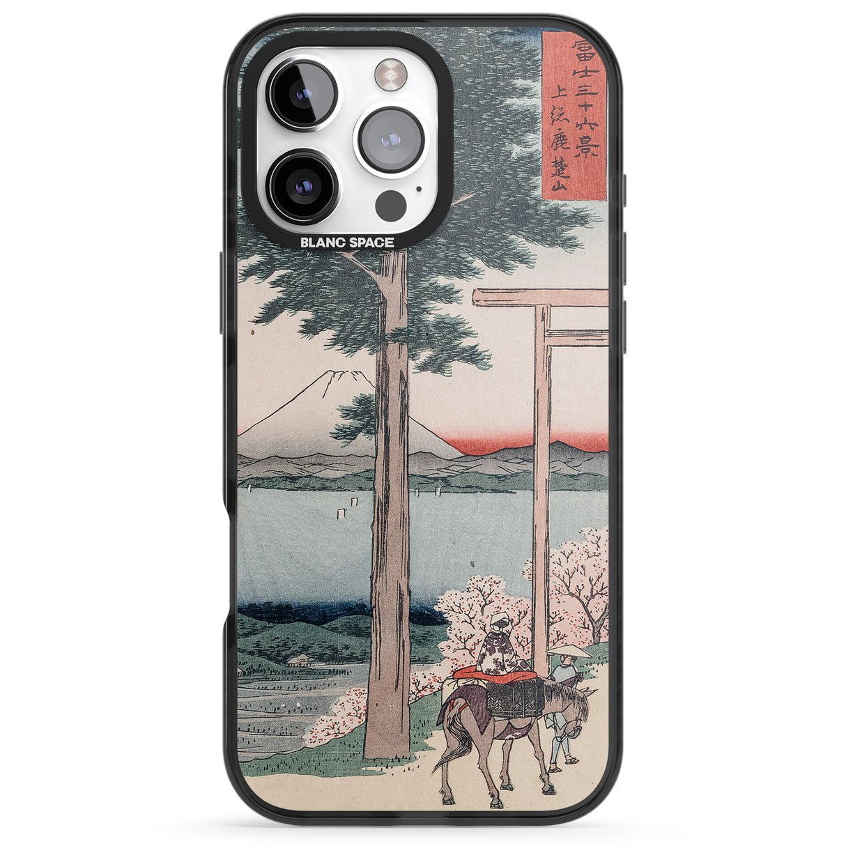 iPhone 16 Pro Max Gates to Mt. Fuji Black Impact Phone Case