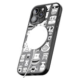 iPhone 16 Pro Max Burst Heads Black Impact Phone Case