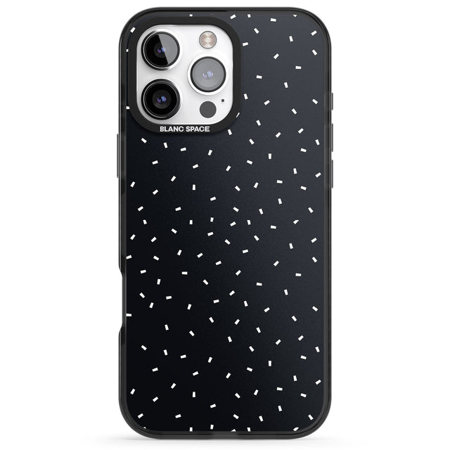 iPhone 16 Pro Max Confetti (Black) Black Impact Phone Case