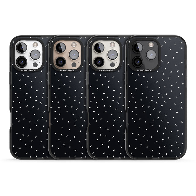 iPhone 16 Pro Max Confetti (Black) Black Impact Phone Case