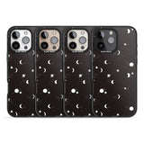 iPhone 16 Pro Max Funky Moons & Stars Black Impact Phone Case