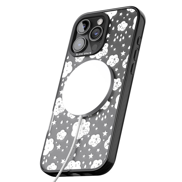 iPhone 16 Pro Max Rainy Days Black Impact Phone Case