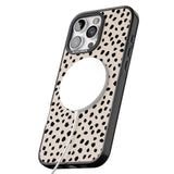 iPhone 16 Pro Max Almond Latte Black Impact Phone Case