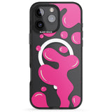 iPhone 16 Pro Max Pink Lava Lamp Black Impact Phone Case