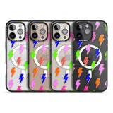 iPhone 16 Pro Max Rainbow Pop Lightning Black Impact Phone Case