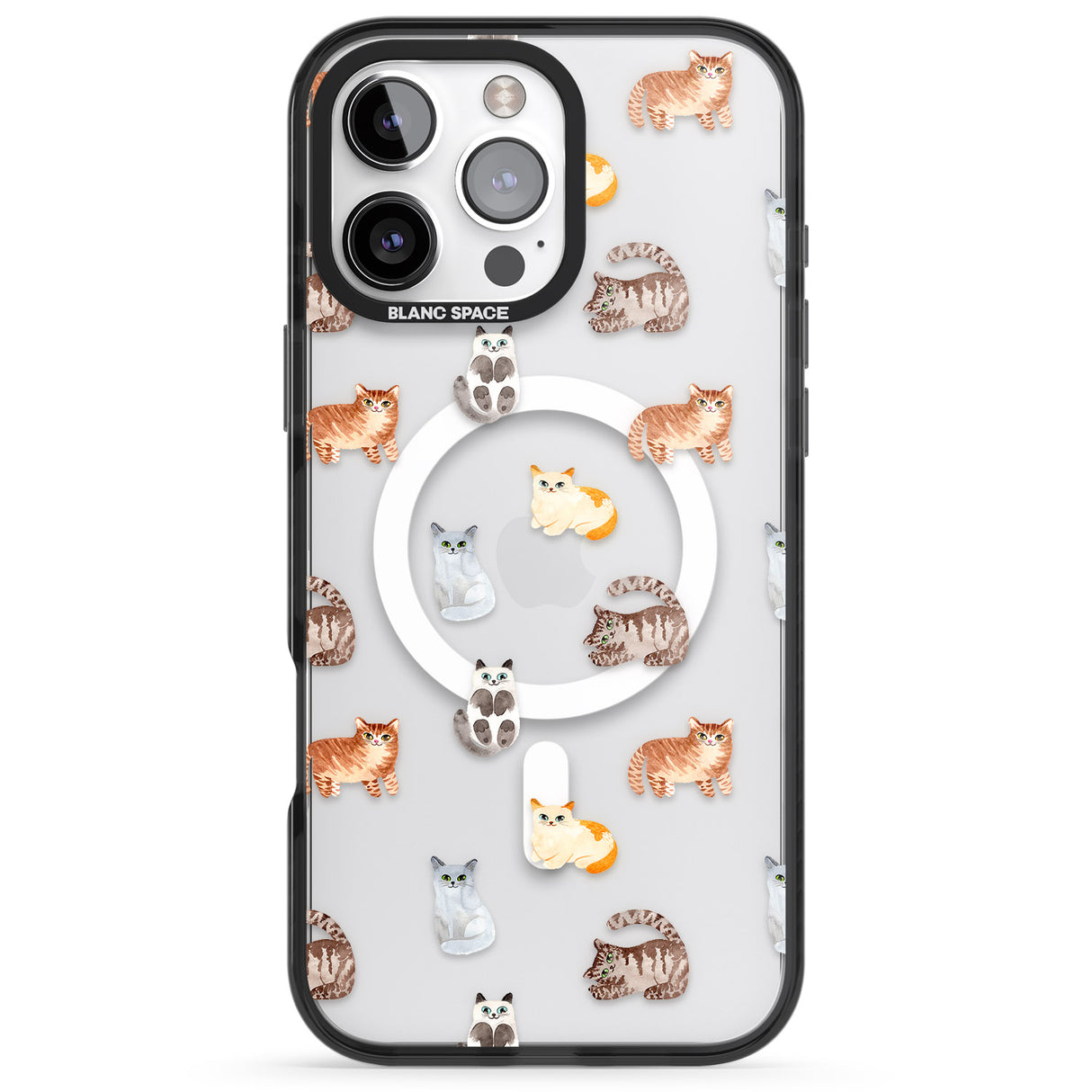 Cute Cat Pattern - Clear