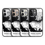 iPhone 16 Pro Max Map of Hong Kong Black Impact Phone Case