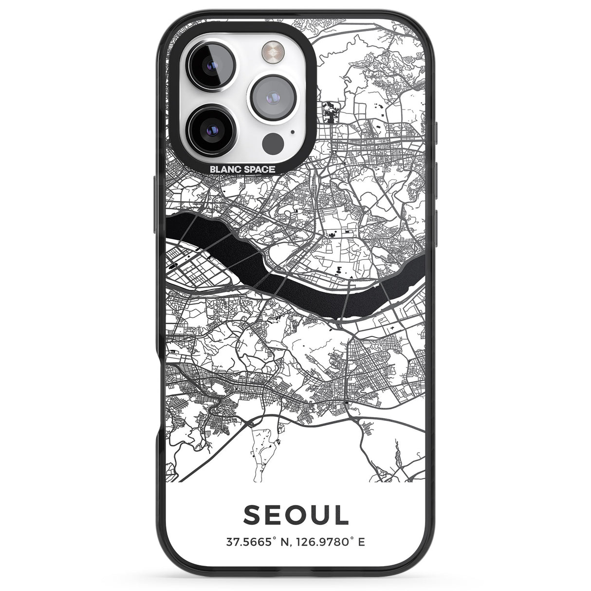 Map of Seoul, South Korea