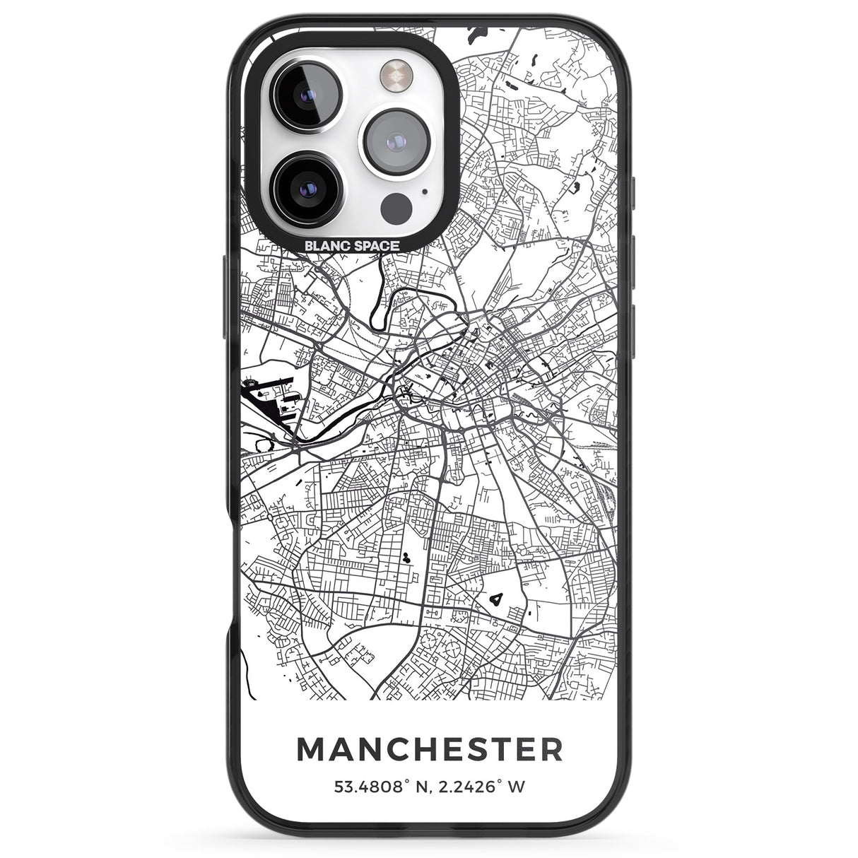 Map of Manchester, England