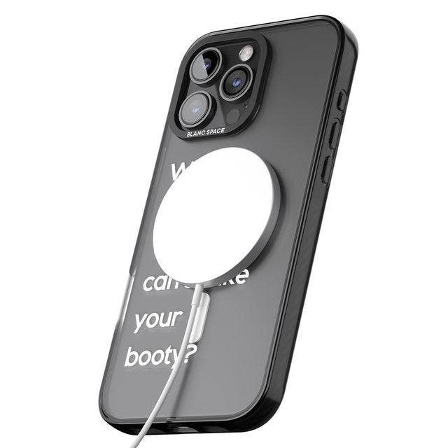 iPhone 16 Pro Max Why be moody? (White) Black Impact Phone Case