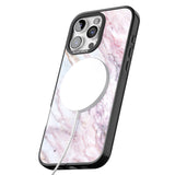 iPhone 16 Pro Max Pink & Purple Marble Black Impact Phone Case